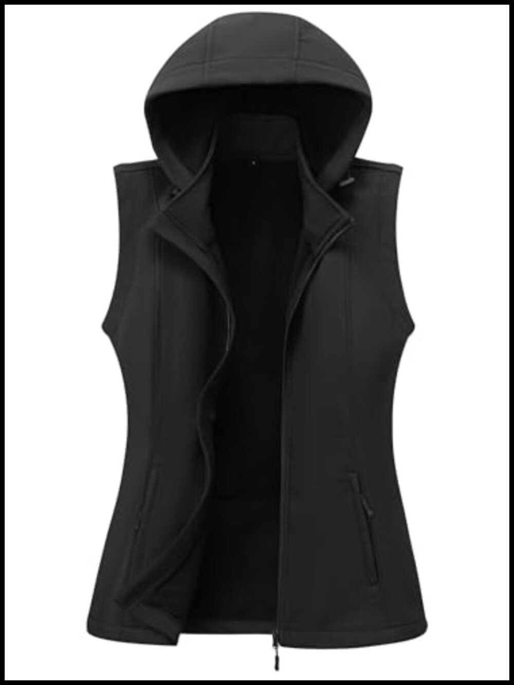 KVE Women's Windproof Waterproof Lightweight Softshell Vest